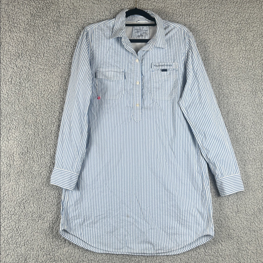 Vineyard Vines Performance Striped Collared Butto… - image 2